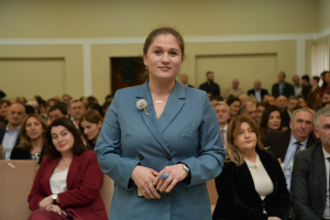 Председатель Верховного суда Республики Абхазия Саида Бутба приняла участие в торжественном собрании, посвященном 35-летию Национального банка